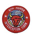87th Fighter Interceptor Squadron Patch – Plastic Backing