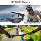 HD1080P Mini Bluetooth Wearable Mobile Cam Video Earphone Cycling Sunglasses Lot