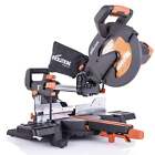 Evolution R255SMS+: Single Bevel Sliding Miter Saw With 10 in. Multi-Material Cu