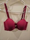 Victoria's Secret Claret Red LoveCloud Smooth Lightly Lined Demi Bra 36D