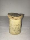 Antique Hull Pottery Yellow Ware GINGER Spice Jar