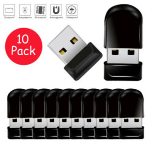 5/10 Pack Lot Mini USB 2.0 Flash Drive Memory Stick 64GB 32GB 16GB 8GB 2GB Thumb