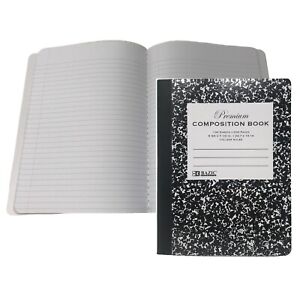 Premium Composition Book College Ruled Notebooks 100 Sheets 9.75