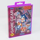 New ListingSonic the Hedgehog Chaos for Sega Game Gear USA with Custom Game Case