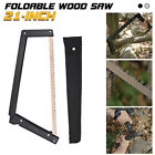 21-Inch Foldable Wood Saw Outdoor Multifunctional Bucksaw With Storage-Pouch New