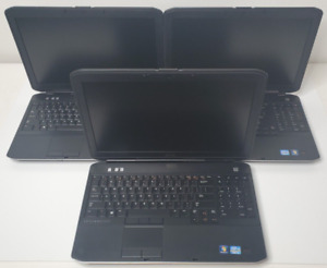 New ListingLot of (3) Dell Latitude E5530 Core i5-3210M/i5-3320M/i5-3230M Laptops NO HDDs