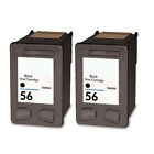 2 Black Ink Cartridge For HP PSC 1205 1209 1210 1210xi 1215 1216