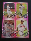 2021 Topps Chrome Baseball PINK REFRACTORS with Rookies You Pick