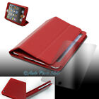 NEW CASE COVER+SCREEN PROTECTOR STAND PU LEATHER RED FOR APPLE IPAD MINI RETINA
