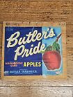 Vintage Wood Fruit Box Crate Advertising End Boards w/ Labels