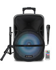 12-Inch Portable Bluetooth Karaoke Party Speaker w/Stand & Microphone 4 PA Sing