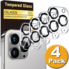 4x For iPhone 15 14 13 12 11 Pro Max Tempered Glass Camera Lens Cover Protector
