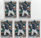 Lot of 5 2021 1st Bowman Draft Pete Crow-Armstrong #BD-72