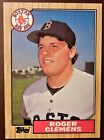 1987 Topps #340 Roger Clemens Boston Red Sox NM