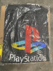 Playstation Logo Graphic Men's Short Sleeve T-shirt Size - Large
