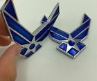 2pcs 3D Metal U.S. Air Force USAF Wings Car Trunk Emblem Badge Decals Sticker