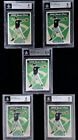 1993 Topps Derek Jeter #98 ROOKIE Lot Of 5 BGS GRADED 8 NM/MT NO RESERVE AUCTION