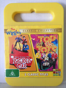 THE WIGGLES ~ BIG RED CAR + TOP OF THE TOTS ~  PAL REGION 4 DVD