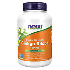 NOW FOODS Ginkgo Biloba, Double Strength 120 mg - 200 Veg Capsules