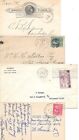 Four Texas Postal History Items - College Station, San Antonio, Dallas & RPO