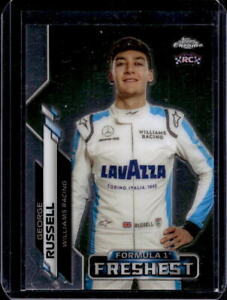 2020 Topps Chrome Formula 1 George Russell F1 Freshest RC Rookie Card #200