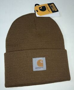 Carhartt (A18) Acrylic Watch Brown Hat - One Size - Brand New With Tags!