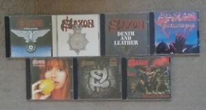 New ListingLot Of 7 Saxon CD Albums NWOBHM