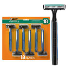 BIC Sensitive 2 Disposable Razors for Men With 2 Blades, 18 Pack