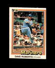 Dave Roberts Hand Signed 1981 Donruss Seattle Mariners Autograph