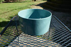 Vintage Haeger Pottery 8607 USA Round Ceramic Dish Planter Turquoise Teal Green
