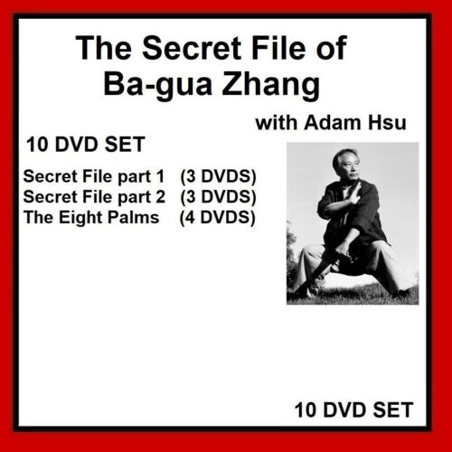 Ba Gua Zhang Secret File Code 10 DVD Set w Adam Hsu Tai Chi  Kung Fu bagua