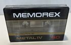 Memorex Metal  IV 60 Min Blank SEALED High Bias Audio Cassette Tapes New U.S.A