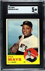 1963 Topps WILLIE MAYS San Francisco Giants #300 SGC 5 EX Condition