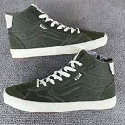 Vans The Lizzie Quilted Grape Leaf Green White EcoCush Skate Shoes Men's Size 11