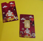 2024 5 Gram PAMP .9999 Gold Bar Good Luck Hotei Lunar New Year Bar Assay 0377