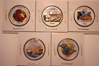 New ListingSet of 5 FIVE Different 2004 colorized Uncirculated state quarters