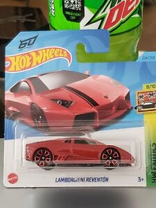 Hot Wheels 2023 Lamborghini Reventon #224 Red *Short Card*