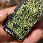 117g Natural Green Olivine Peridot Basalt Crystal Gemstone Rough Reiki Specimen