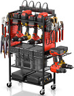 New ListingPower Tool Organizer Cart with Charging Station, Garage Floor Rolling Storage Ca