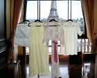 Vintage Lot 4 Lingerie Slips Night-Gown Lace Sheer Floral Robe Bloomers Shorts M