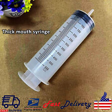 100/300/500ml Large Volume Plastic Syringe, Syringe Type Pump Oil Needle Tube US