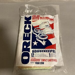ORECK Hypo-Allergenic Filter System Bags PKBB12DW Housekeeper (7 Bags)