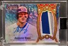 ANTHONY RIZZO 2022 Topps Dynasty GU Logo Patch On Card Auto Autograph 3/10