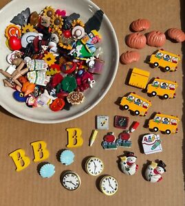Vintage Lot of 100+ Novelty Figural Buttons Tons of Different Shapes & Designs