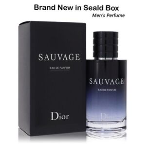 Sauvage Eau De Parfum  3.4 oz / 100 ml EDP Spray For Men New In Seald Box