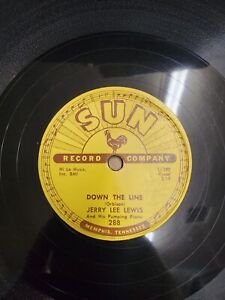 New ListingJerry Lee Lewis - Down The Line 78 RPM SUN RECORDS 288 Rockabilly