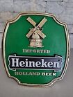 Vintage Imported Heineken On Draught Advertising Beer Sign