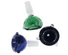 3Packs Colored 14mm Male Glass Bowl For Water Pipe Hookah Bong Replacement Head