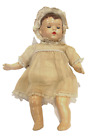 IDEAL BABY DOLL COMPOSITION & CLOTH Sleep Eyes Antique Vintage 15”