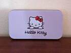 Hello Kitty 7pc makeup brush set Pink also comes with Pink tin box